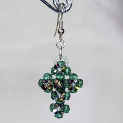 Hook pierces - Silver brass - Earrings Valonia - Hook pierces - Silver brass - Laiton argenté